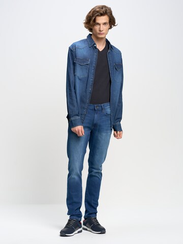 BIG STAR Regular Jeans 'Terry' in Blauw