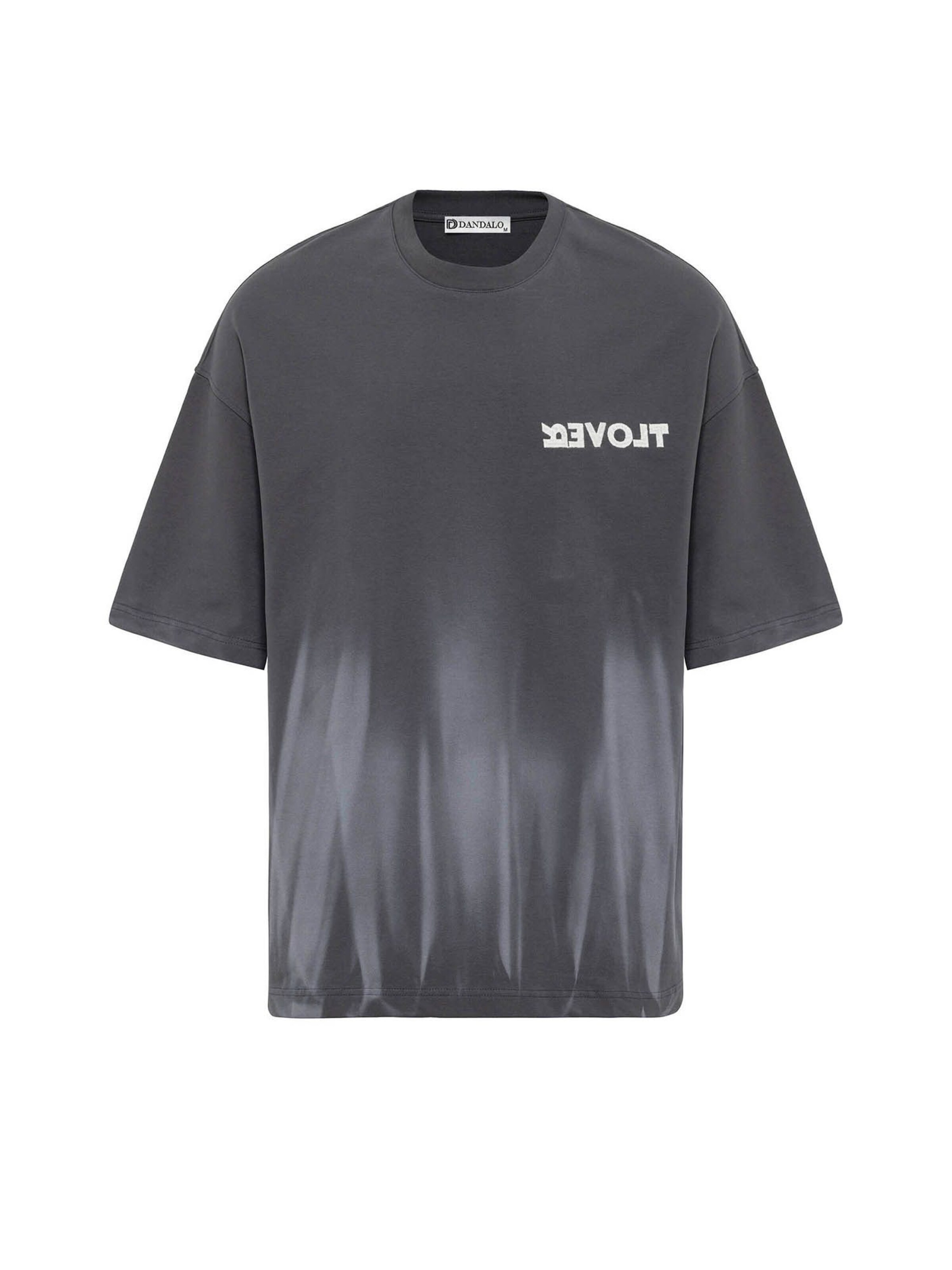 Tricou de la Dandalo pe gri: față