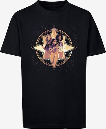 ABSOLUTE CULT Shirt 'The Marvels - Cosmic Star Trio' in Black: front