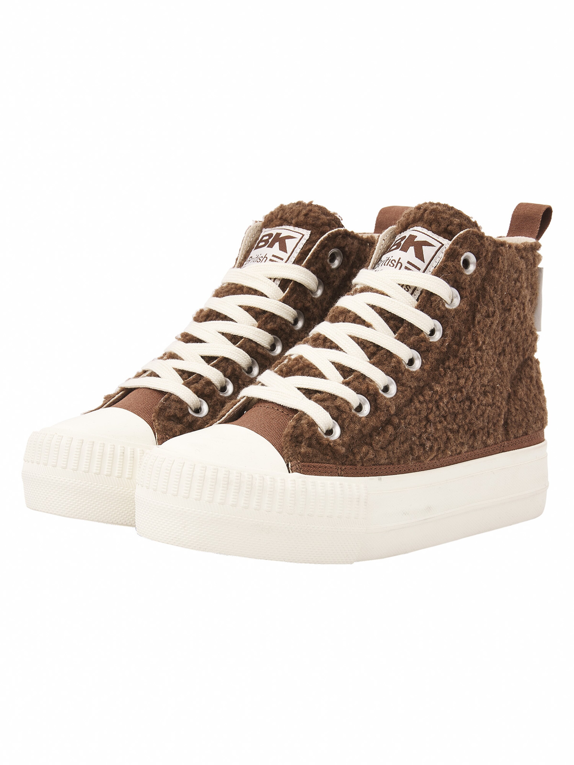 BRITISH KNIGHTS Sneakers hoog 'KAYA MID' in Bruin: voorkant