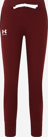 UNDER ARMOUR Sportbroek 'Rival' in Rood: voorkant