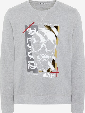 UNCLE SAM Sweatshirt in Grey: front