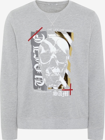 UNCLE SAM Sweatshirt in Grau: predná strana