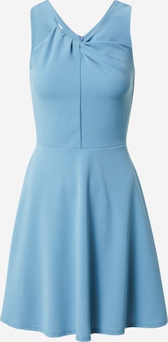 WAL G. Cocktailjurk 'Zelda' in Blauw: voorkant