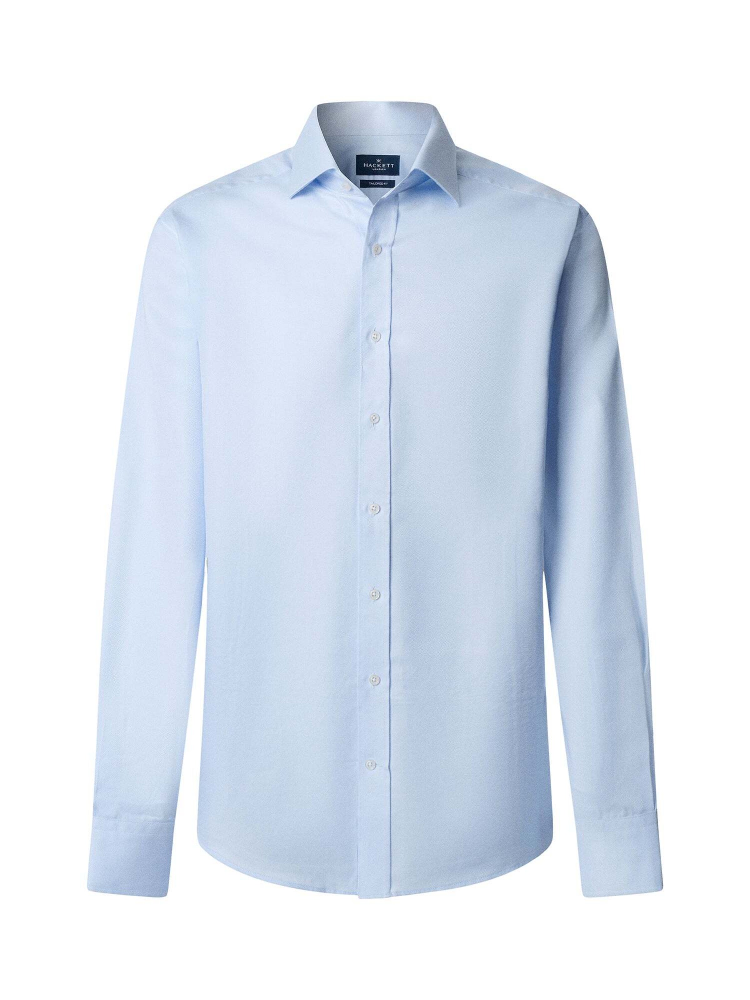 Hackett London Slim fit Button Up Shirt in Blue: front