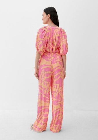 s.Oliver Wide leg Broek in Oranje