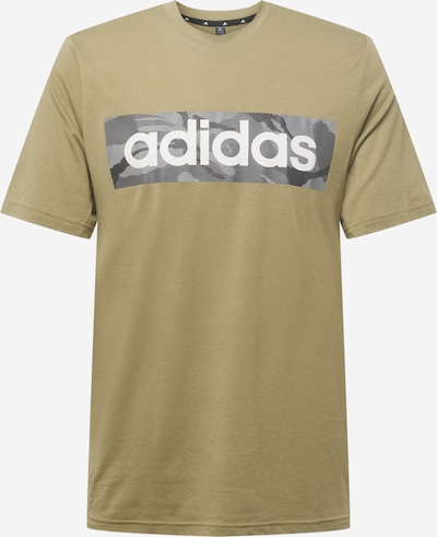 ADIDAS PERFORMANCE Funktionsshirt in anthrazit / stone / oliv / weiß, Produktansicht