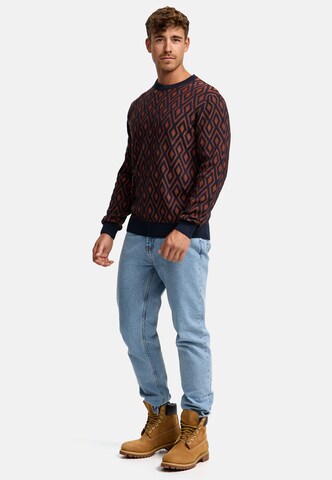 INDICODE JEANS Sweater 'Scott' in Blue