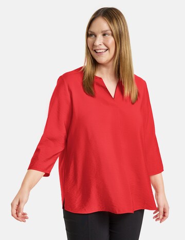 SAMOON Blouse in Red: front