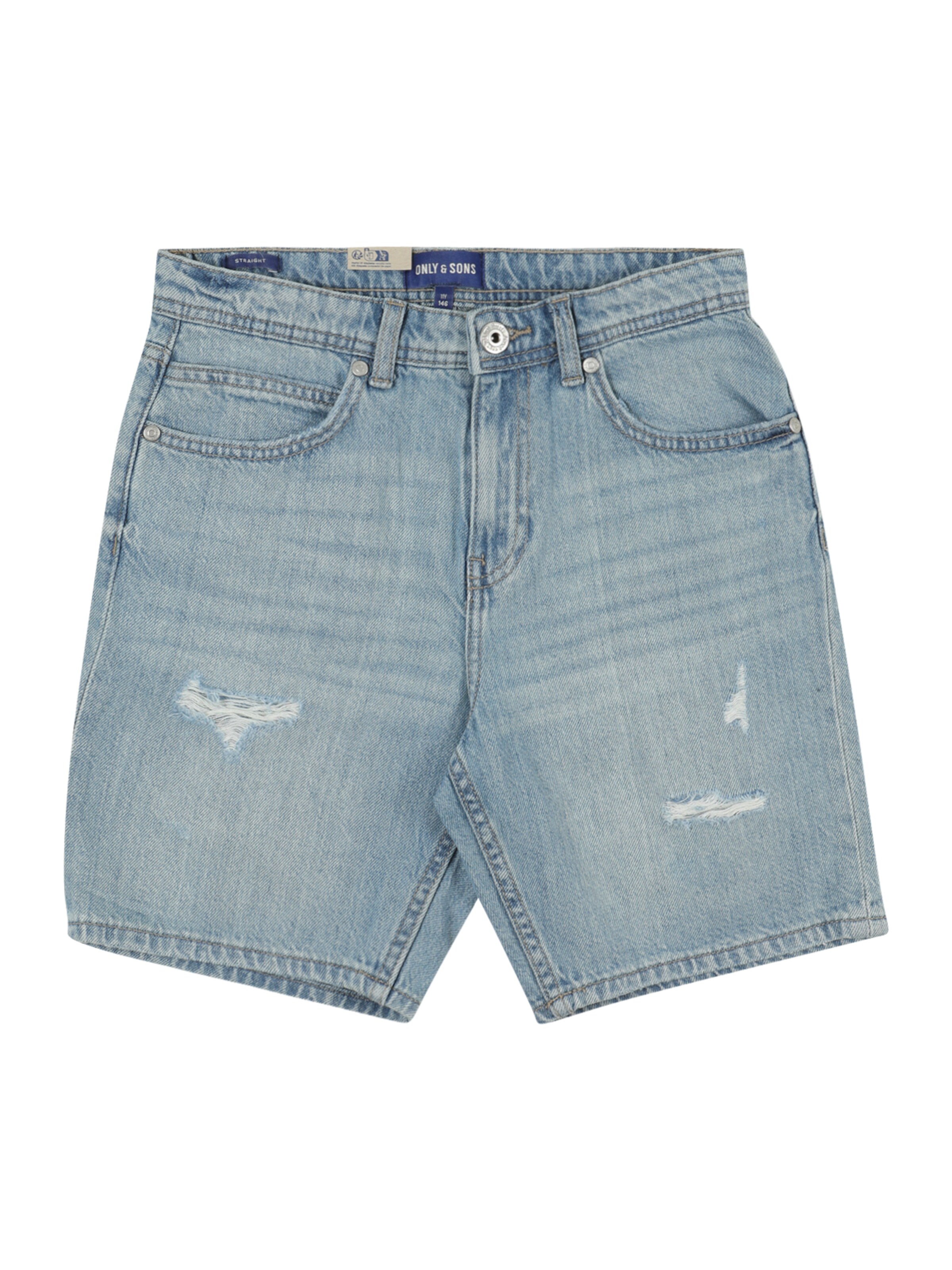 Only & Sons Junior Normální Džíny 'OSJEDGE' – modrá: přední strana
