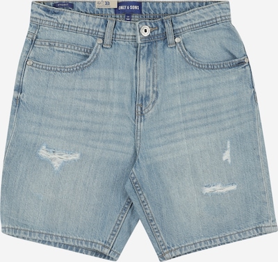 Only & Sons Junior Farkut 'OSJEDGE' värissä sininen denim, Tuotenäkymä