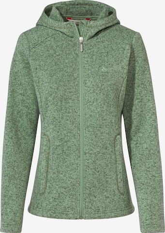 VAUDE Athletic Jacket 'Tikoma' in Green: front