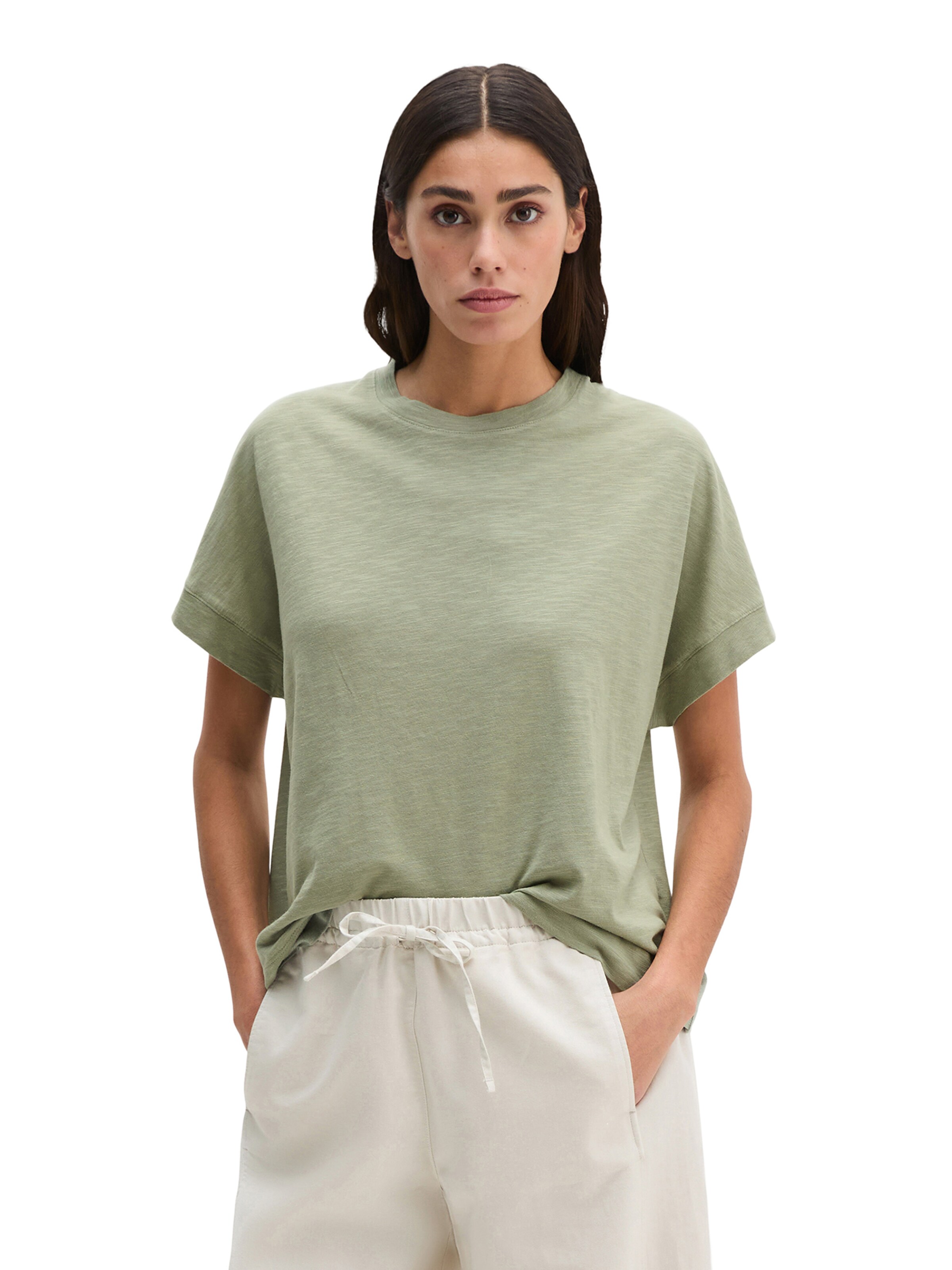 T-shirt Marc O'Polo en gris : devant