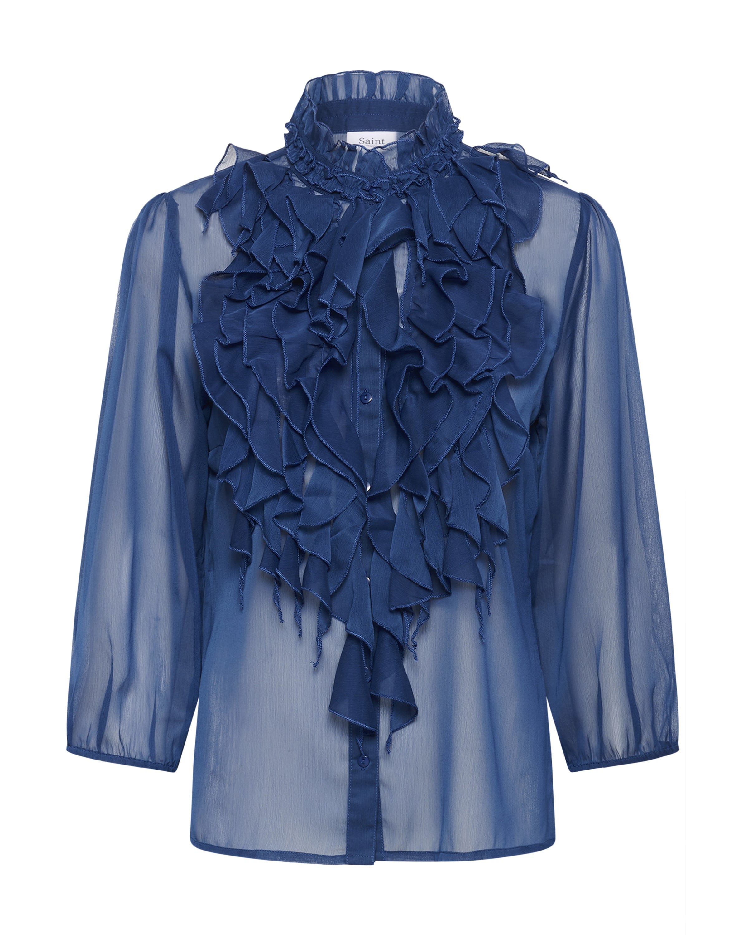 Chemisier 'Lilja' SAINT TROPEZ en bleu : devant