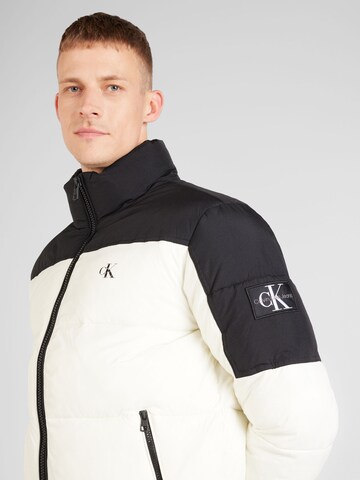 Calvin Klein Jeans Zimná bunda - Biela