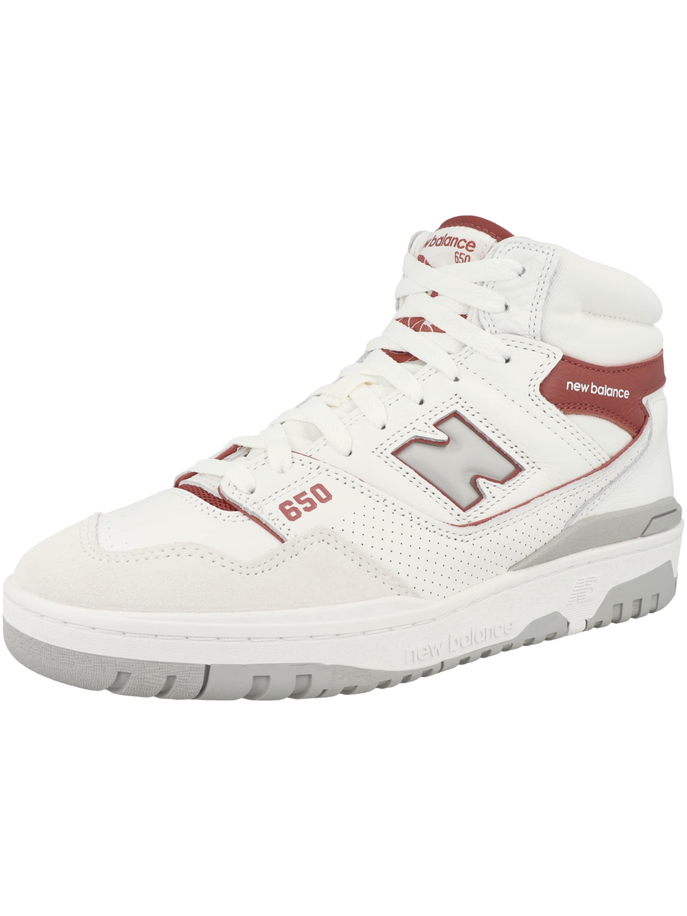 new balance - Sapatilhas altas ' BB650RW ' em branco: frente