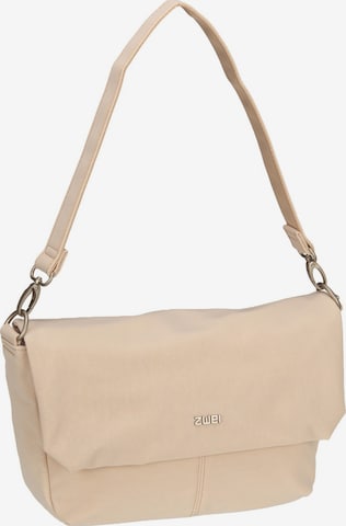 Sacs à main 'Mademoiselle M60' ZWEI en beige : devant