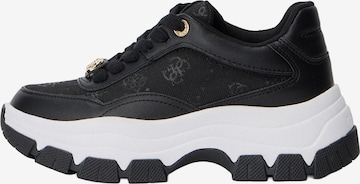 GUESS Matalavartiset tennarit 'BERRETT2' värissä musta: etupuoli