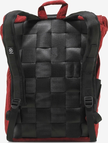 AIRPAQ - Mochila 'Rolltop' em vermelho