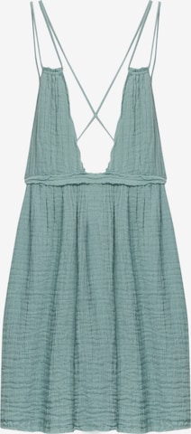 Pull&Bear Jurk in Groen: voorkant