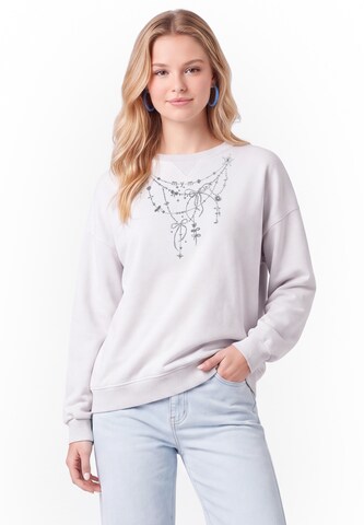 MYMO - Sudadera en blanco: frente