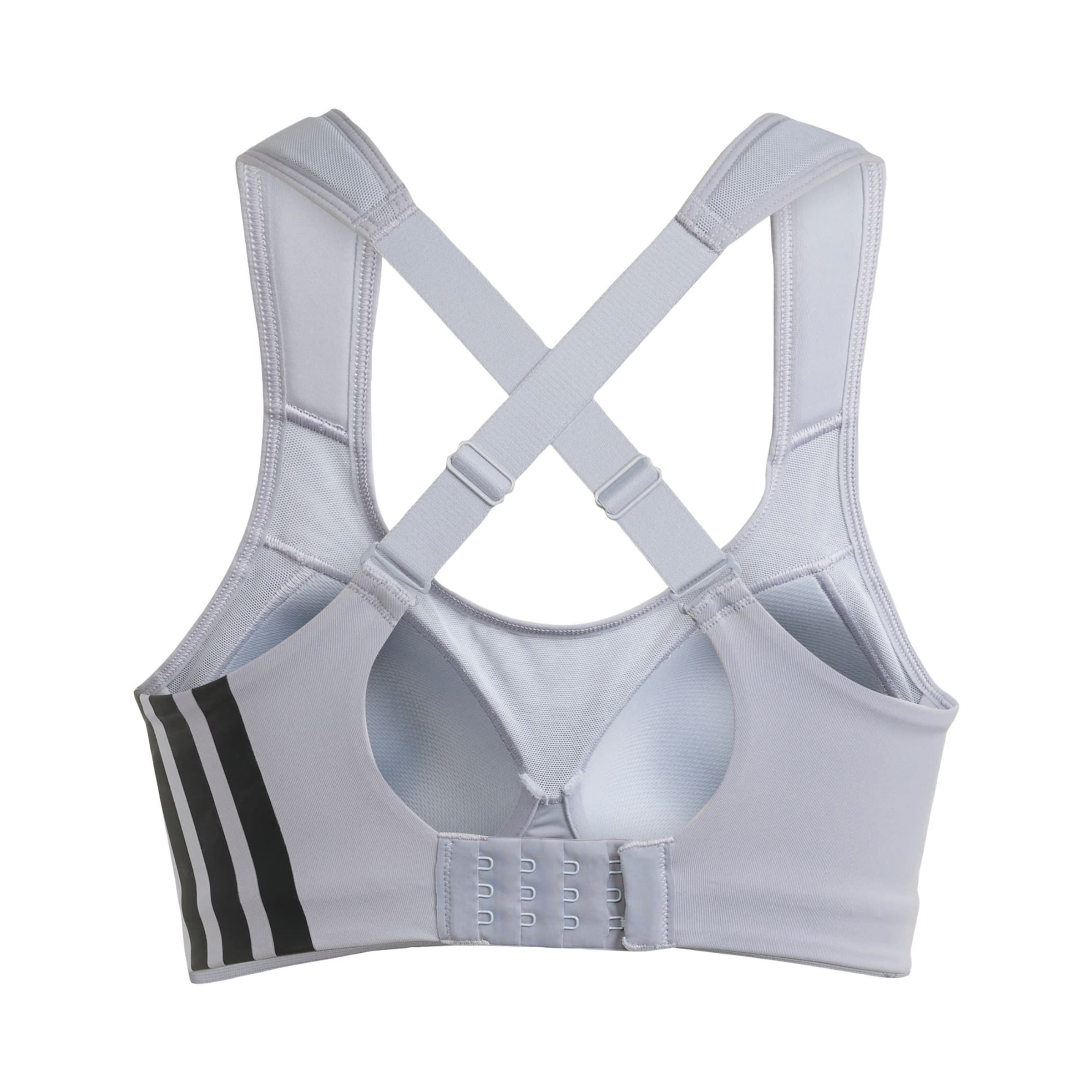 ADIDAS PERFORMANCE Korzetová Sportovní podprsenka 'TLRDIM' – stříbrná