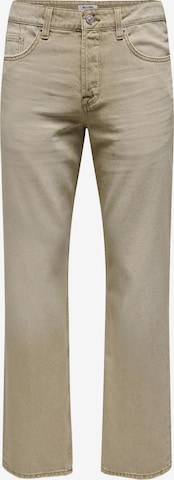 Only & Sons Regular Jeans 'EDGE' in Beige: front