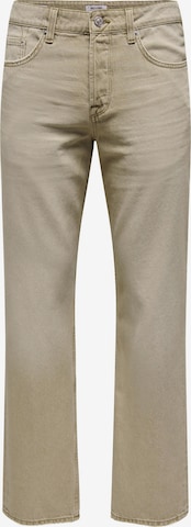 Only & Sons - regular Vaquero 'EDGE' en beige: frente