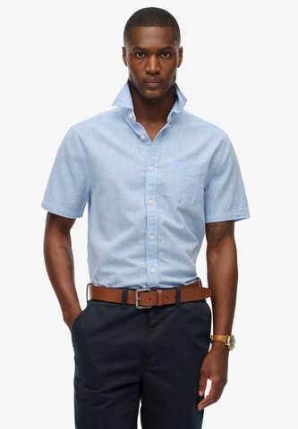 Chemise 'City' Superdry en bleu : devant