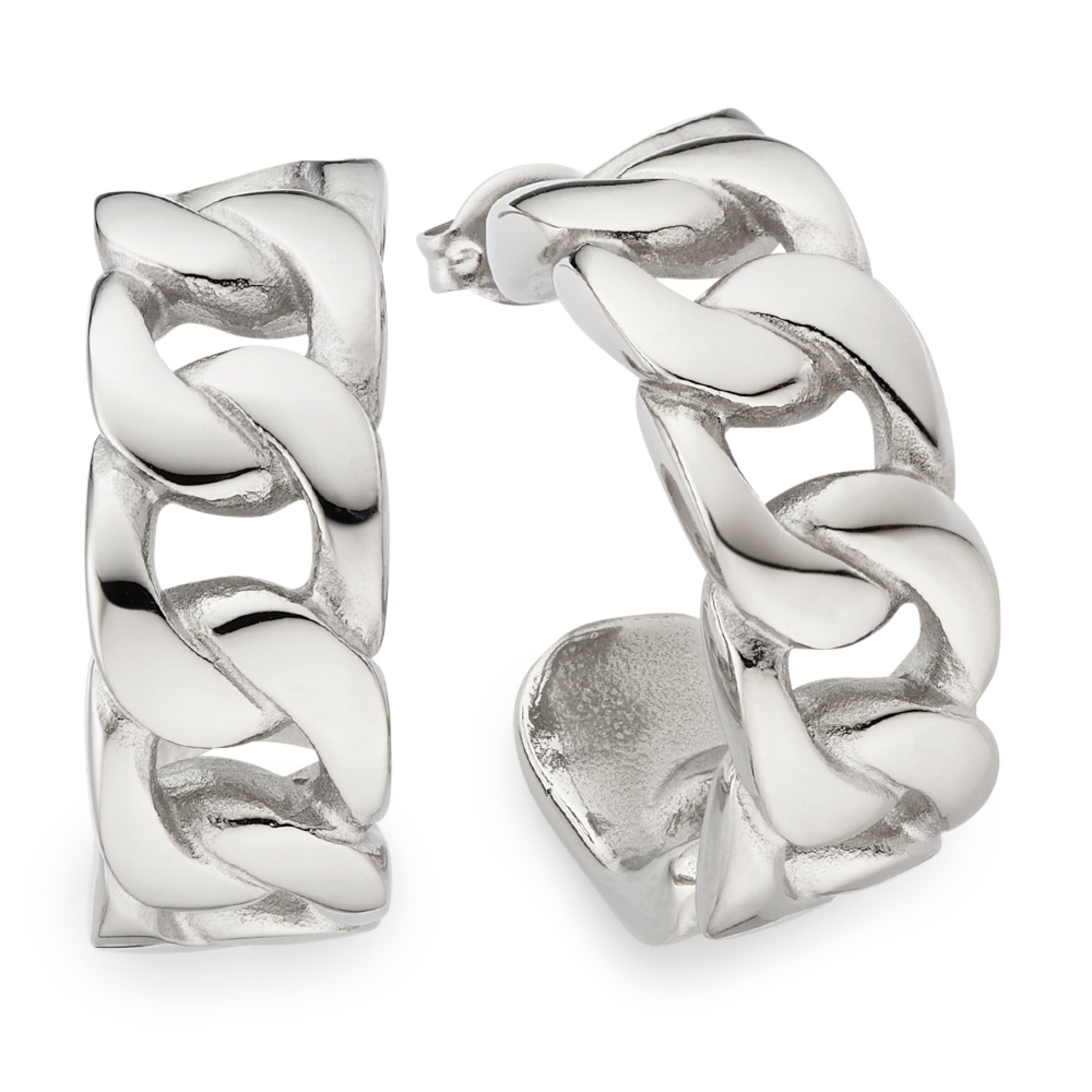 Aniston Earrings in White: front