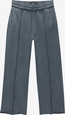 Pull&Bear Wide Leg Bukser i grå: forside