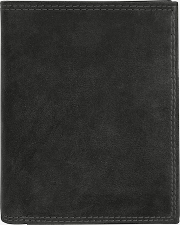 Bagan Wallet in Black: front