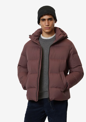 Marc O'Polo - Chaqueta de invierno en marrón: frente