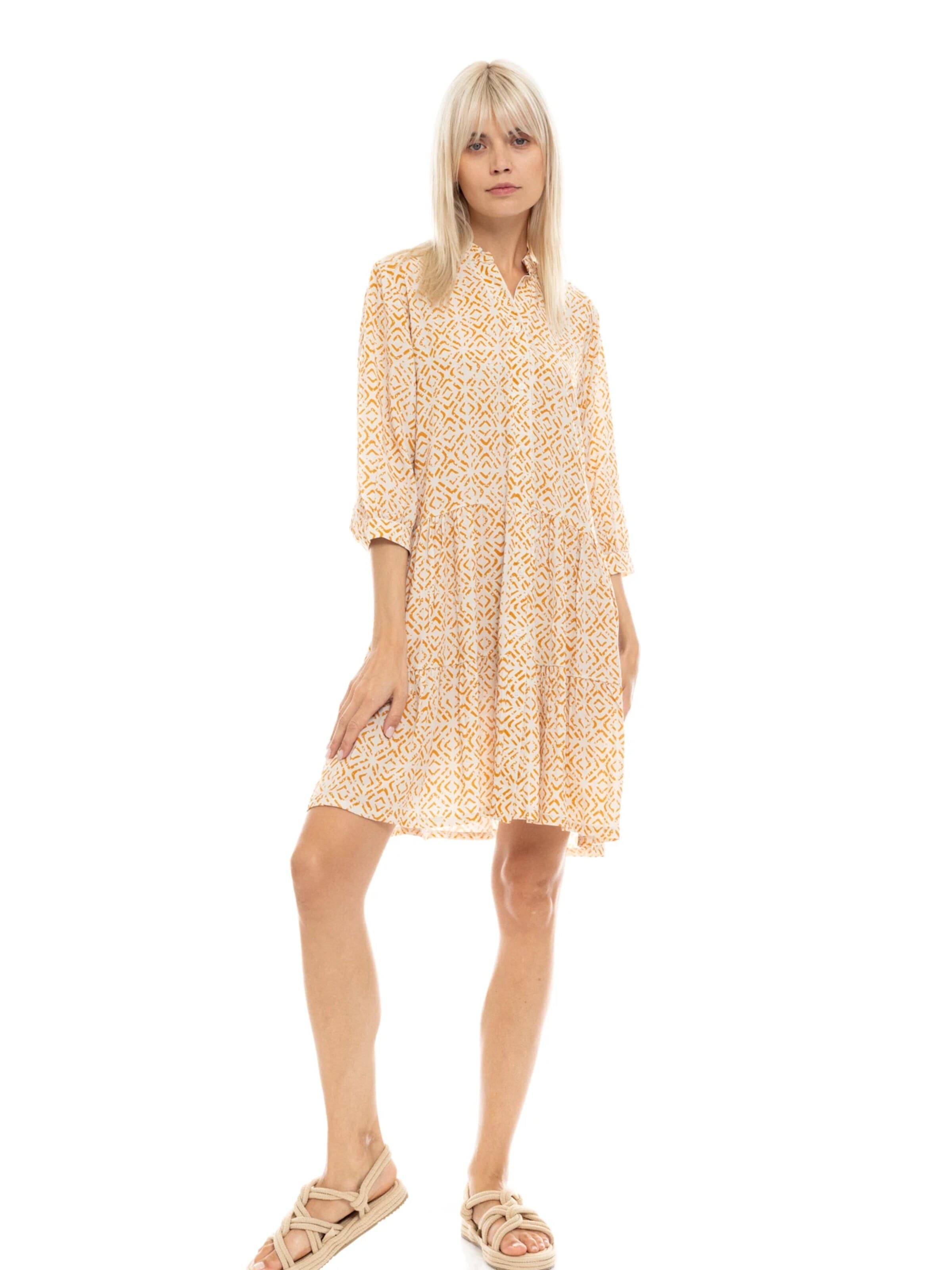 Abito estivo 'BEACHWEAR SUNSET' di Pink Label in giallo: frontale