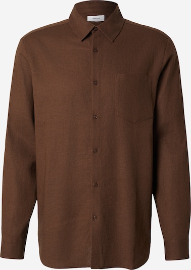DAN FOX APPAREL Camisa 'Taha' em castanho, Vista do artigo