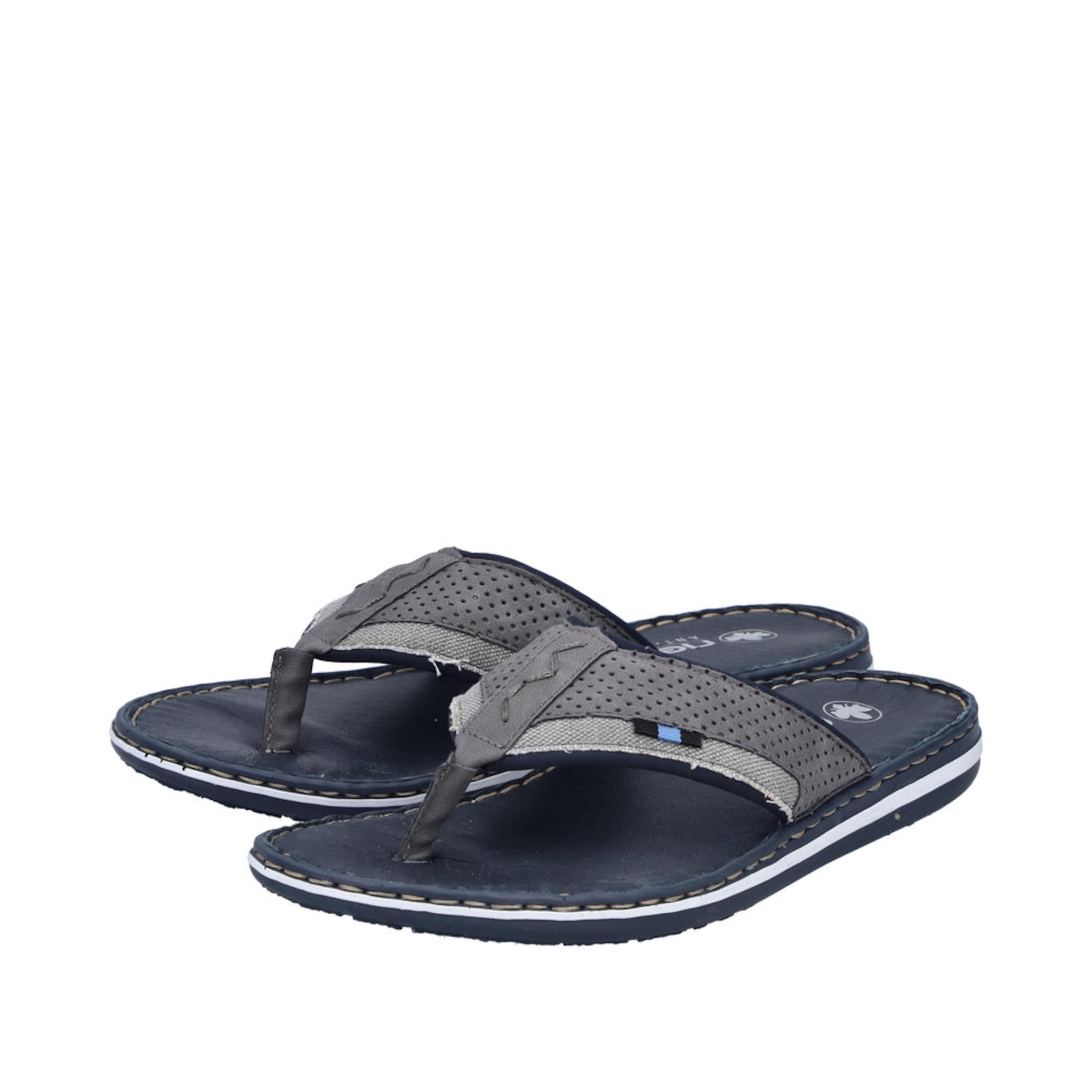 Rieker T-Bar Sandals in Blue