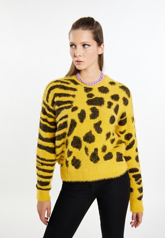 Pullover di myMo ROCKS in giallo: frontale