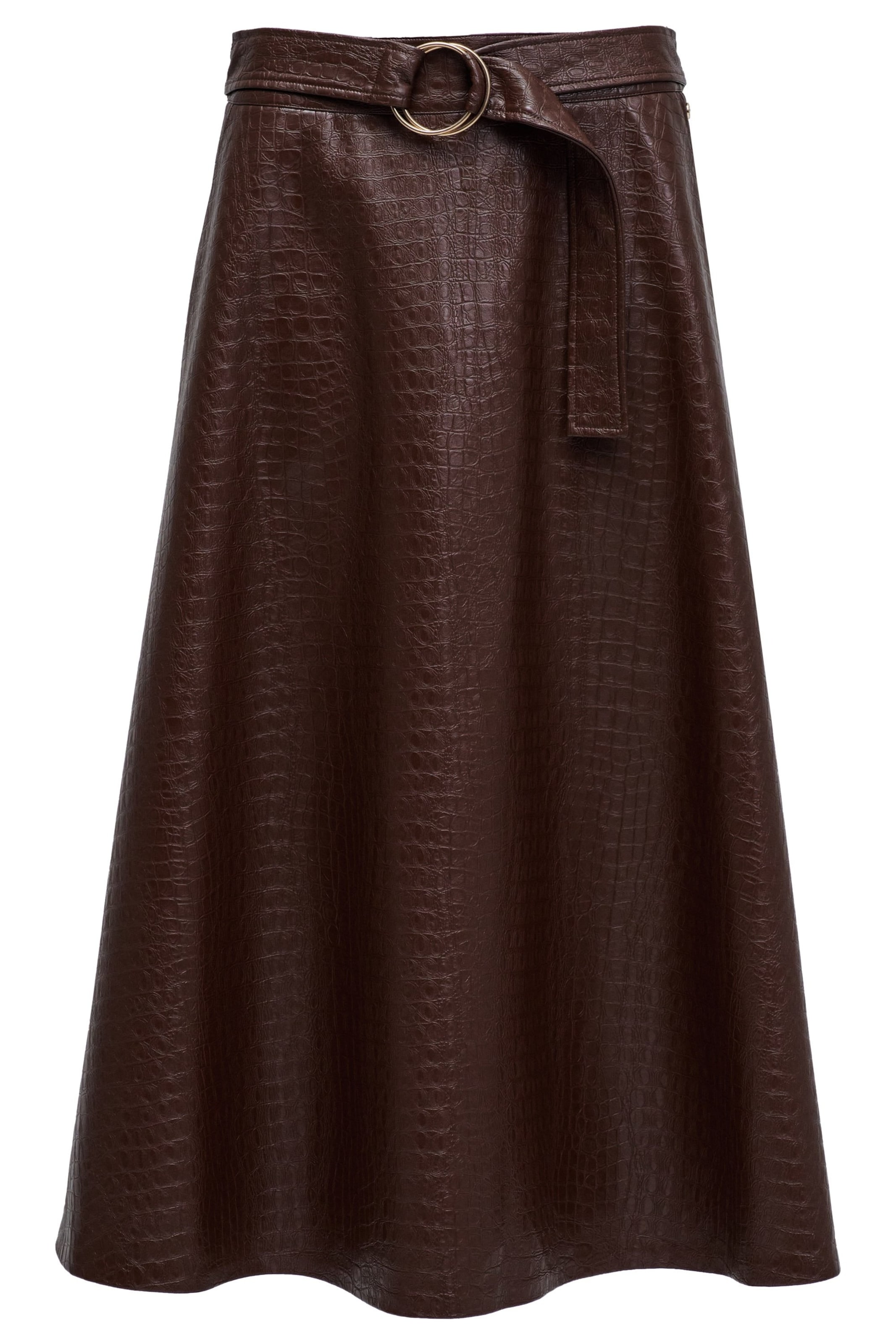 Salsa Jeans Rock in Braun: Vorderseite