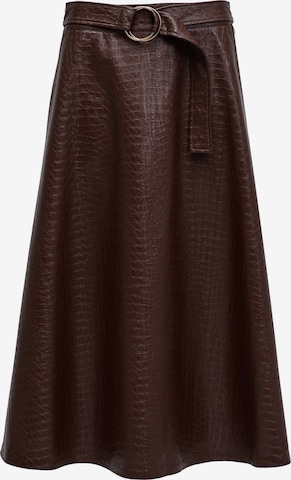 Salsa Jeans Rock in Braun: Vorderseite