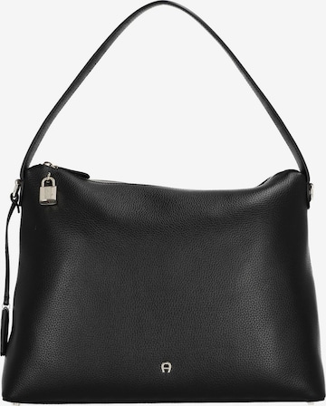 AIGNER Schultertasche 'Delia' in Schwarz: Vorderseite