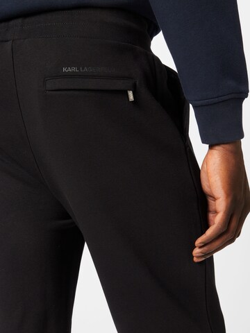 Karl Lagerfeld Slimfit Spodnie w kolorze czarny