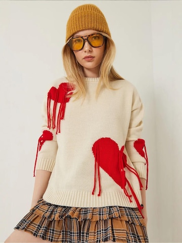 Bianco Lucci Kampsun 'Pullover', värv beež