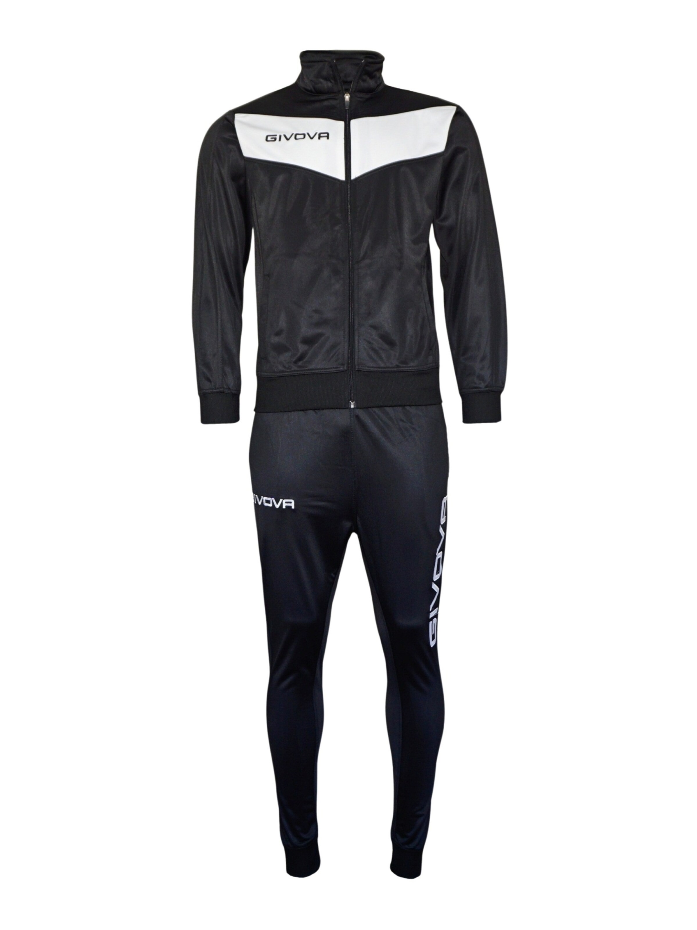 Givova Sweat suit in Black: front