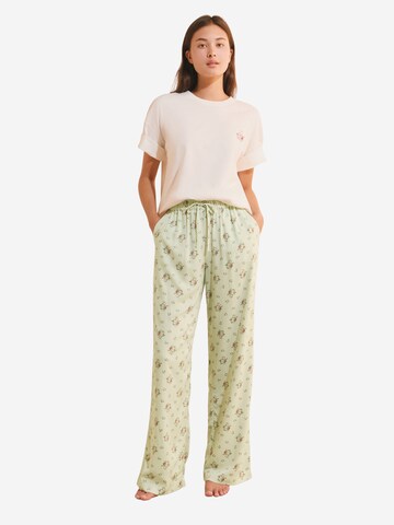 Pantalon de pyjama 'Ceala' ETAM en vert