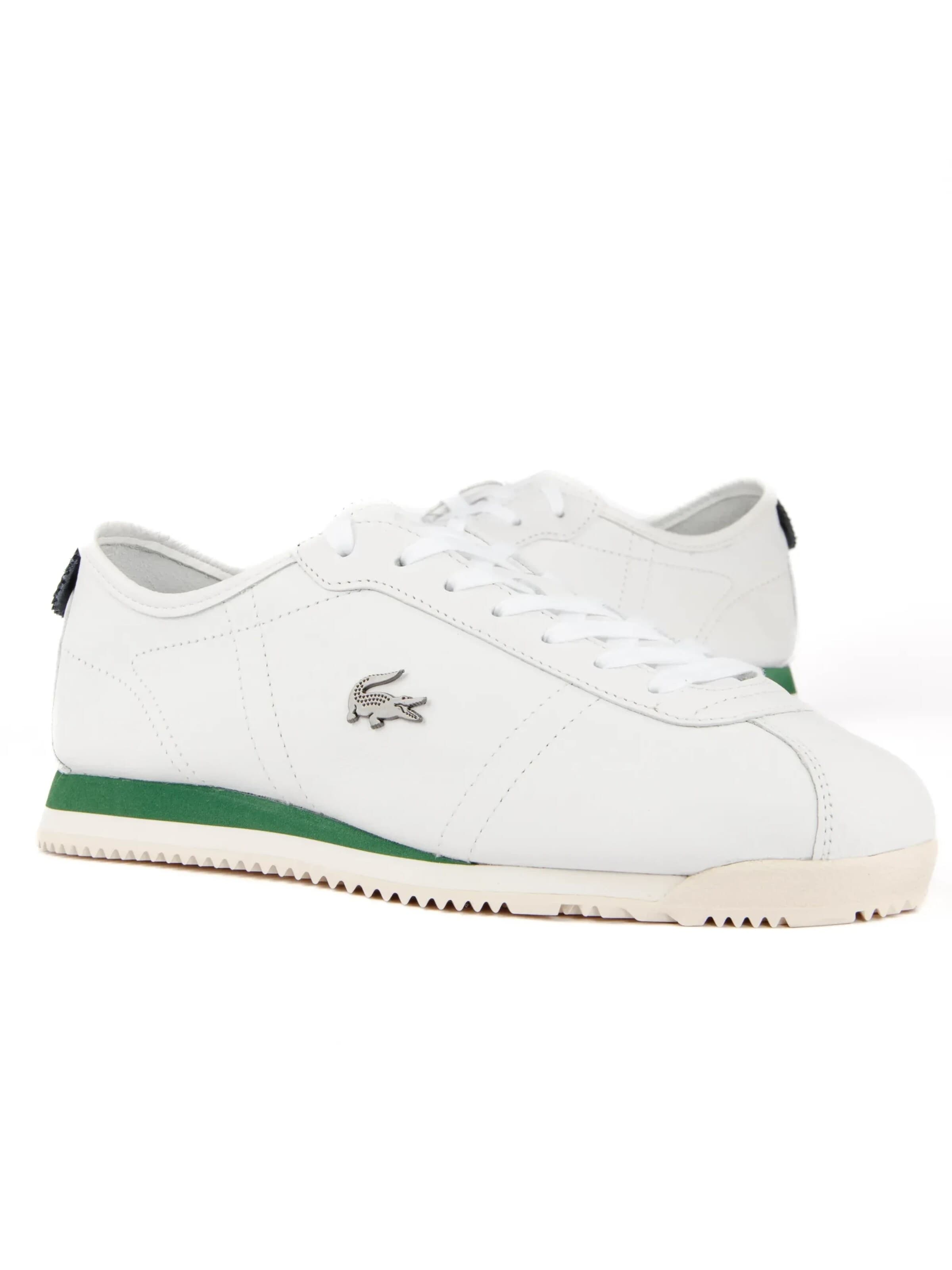 LACOSTE Veterschoen 'Club Low rend' in Wit