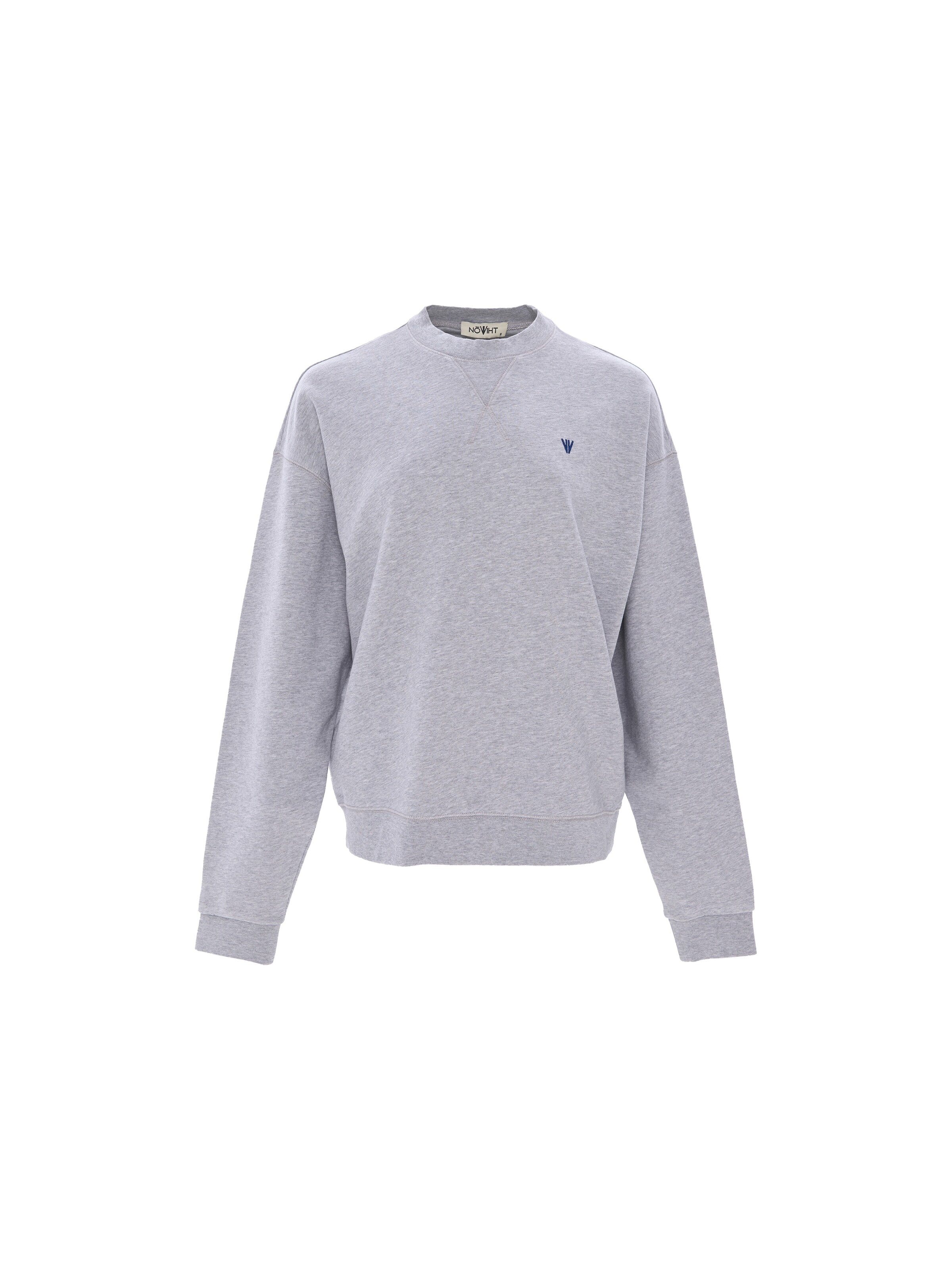 NOWIHT Sweatshirt 'Melisande' i grå: framsida