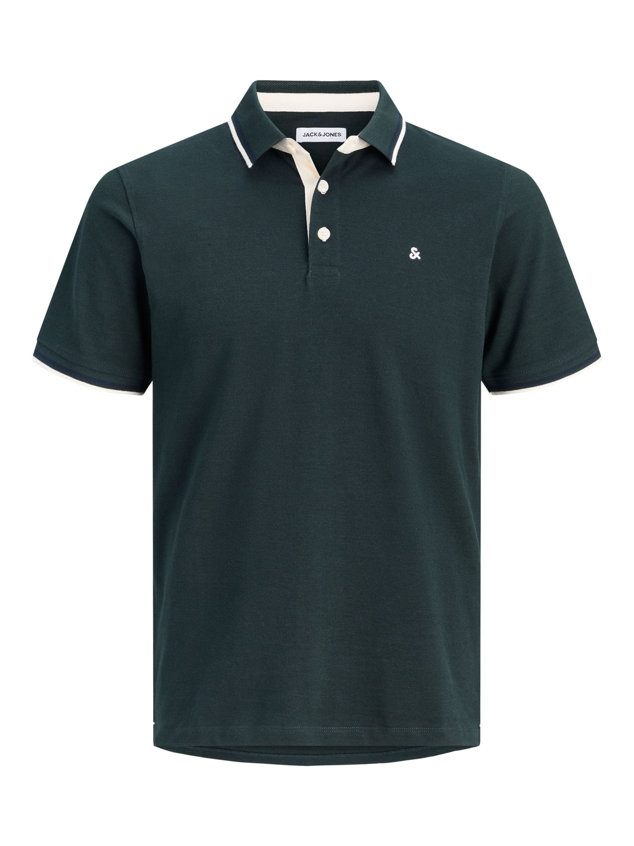 JACK & JONES T-Shirt 'JJPaulos' en L en vert foncé, Vue avec produit