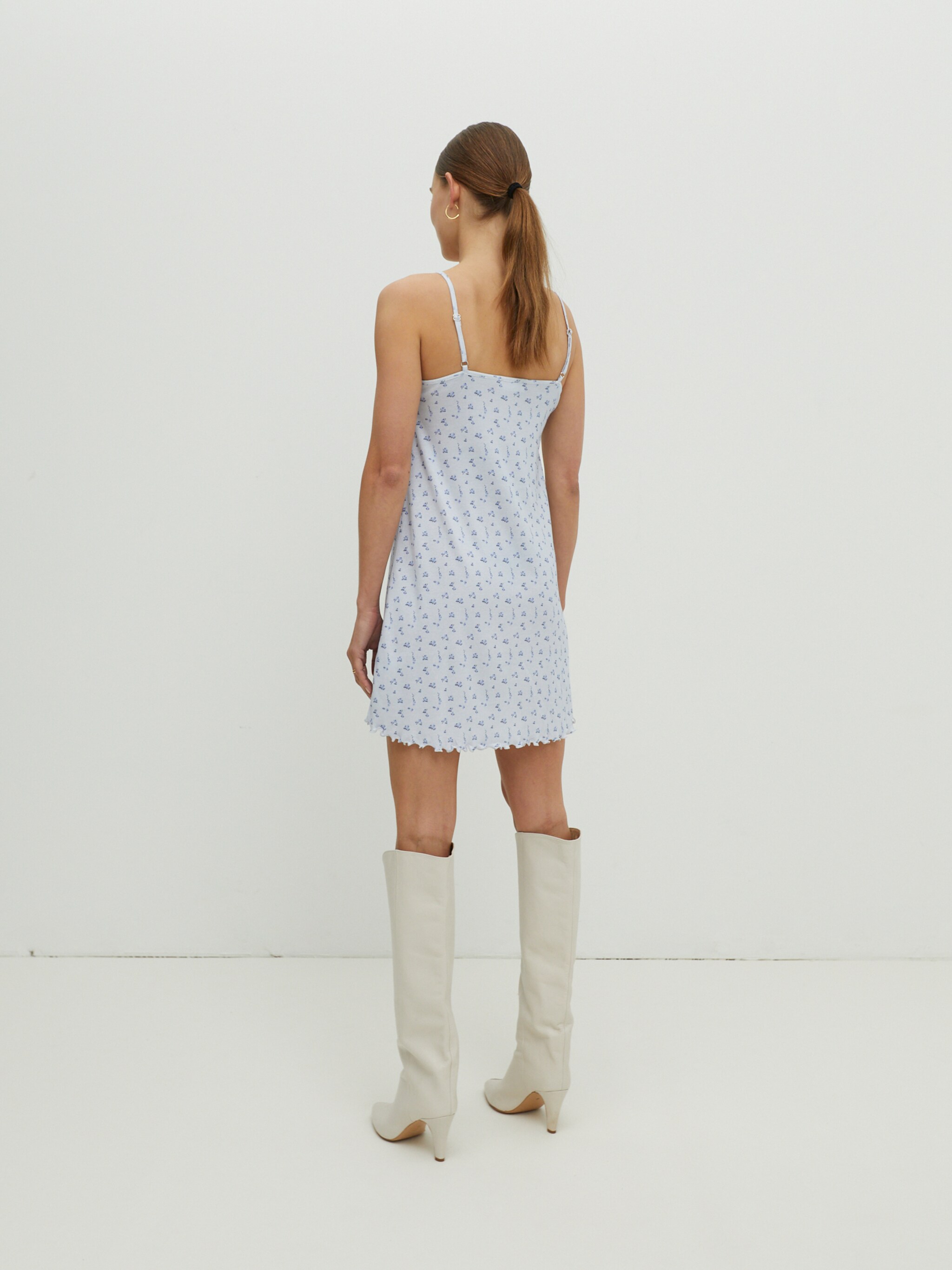 EDITED Producten Jurk 'Tiana' Blauw