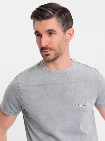 Ombre Shirt in Grijs