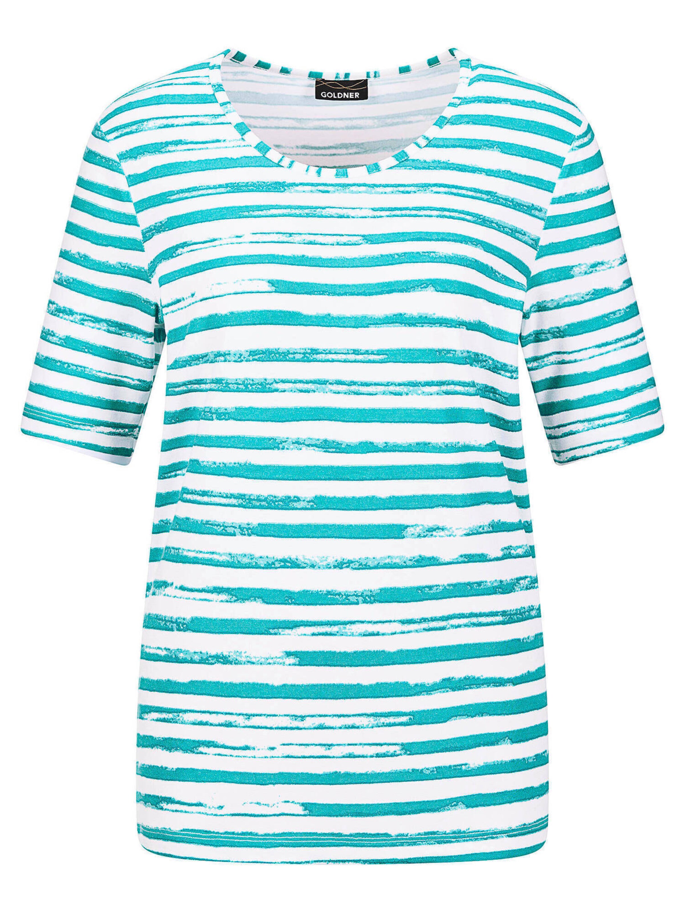 Goldner Shirt in Wit: voorkant